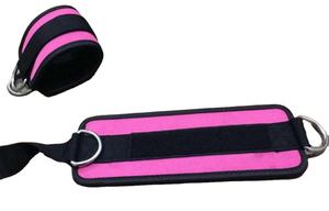 Sangle de résistance pour musculation de cheville, sangle avec anneau en D, équipement d'exercices d'entraînement physique, pour les jambes, les cuisses, avec poulie - Product Image 4