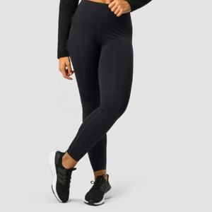 Haut de sport à manches longues pour femme, coupe courte, noir, pour la gym et le fitness - Product Image 5