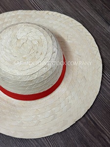 Chapeau de paille de Luffy One Piece, blanc, pour cosplay anime, vente en gros et exportation, direct usine - Product Image 2
