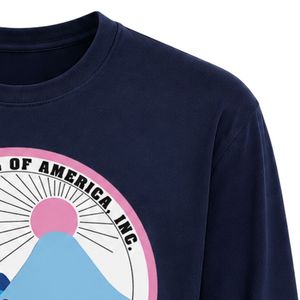 เสื้อสเวตเชิ้ตคอกลมปักลายตราสัญลักษณ์ Navy Blue Jack & Jill แขนยาว ผ้าฟลีซ มีแถบริบที่ปลายแขนและชายเสื้อ - Product Image 3