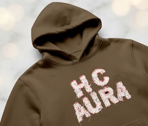 Sudadera con Capucha de Primera Calidad, Color Marrón Sostenible, con Logotipo Bordado en Chenilla Personalizado, de Alta Calidad y Gran Venta - Product Image 3