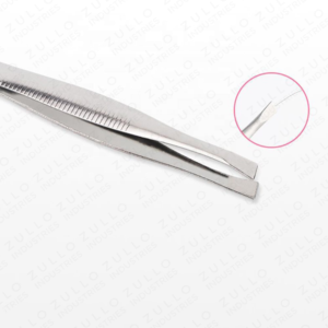 Pinzas para Cejas de Acero Inoxidable al por Mayor con Punta Inclinada, Diseño Ergonómico, Marca Privada OEM, Herramienta de Belleza Profesional - Product Image 5