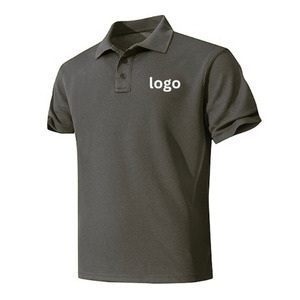 Mens Solid Polo Shirt Short Sleeve Button Breathable 180gsm Spandex/Polyester Knitted Jersey Fabric <b>Heat</b>-Transfer for Shirt - Product Image 5