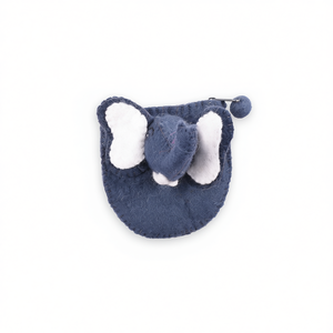 Elephant Design <b>Felt</b> Coin Purse - Product Image 2
