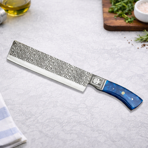 Juego de Cuchillos de Chef Hechos a Mano |   Juego de Cuchillos de Cocina Personalizados de 5 Piezas |   Cuchillas de acero inoxidable grabadas – Regalo para chef o cocinero casero - Product Image 6