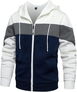 Hot Sale Custom Logo Top Trending <b>Zipper</b> 100% Cotton <b>Fleece</b> <b>Zipper</b> Hoodies Made in Pakistan for Winter - Product Image 3