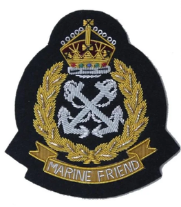 Écussons de blazer de luxe sur mesure de haute qualité, nouvelle conception, brodés en fil de bouillon 3D en relief, style premium, avec épingle de sûreté - Product Image 5