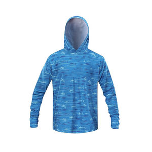 Sweat-shirt à capuche de pêche pour homme, nouvelle conception, sublimation, respirant, imperméable, UPF 50, séchage rapide, léger, manches longues - Product Image 3