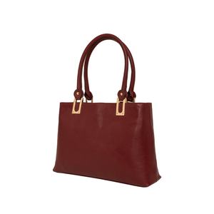 Bolso Tote de Cuero Genuino Marrón de Alta Calidad para Mujer, Bolso de Mano Espacioso y Lujoso para Oficina y Uso Diario, Logotipo Personalizado, OEM, Venta al Por Mayor - Product Image 2