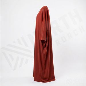 Jilbab de Dos Piezas Hecho a Mano en Poliéster, Color Personalizado, para Mujeres, Ropa Islámica Modesta, Venta al Por Mayor - Product Image 3
