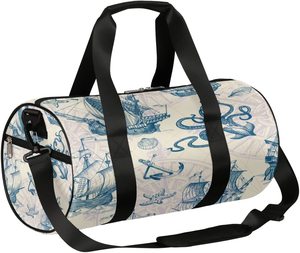 Bolsa de lona deportiva de gran capacidad, bolsa de lona para gimnasio, bolsa de equipaje deportiva, bolsa de viaje multifuncional - Product Image 3