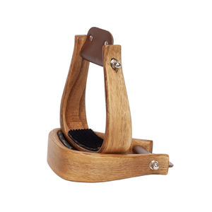 Estribos de Madera para Montar a Caballo, Reposapiés de Madera Natural, Accesorios Ecuestres Hechos a Mano - Product Image 4