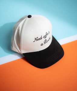 Unisex White <b>Black</b> Snapback Cap 6-Panel Embroidered Letter Design Casual Adjustable Baseball Hat Adult Style - Product Image 1