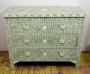 ILAHI's Bone Inlay <b>Drawer</b> Modern Design Agate Detailing <b>Storage</b> Portable Home Furniture - Product Image 6