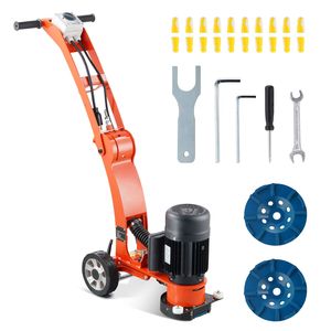 Levigatrice Elettrica da Pavimento 1.7HP 7 Pollici 1300W 1720RPM Lucidatrice Aggiornata B per Levigatura del Calcestruzzo - Product Image 1