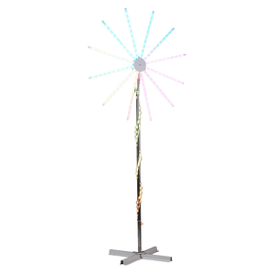 Luces LED de fuegos artificiales de 8.3 pies con soporte, 180 luces RGB, decoraciones navideñas controladas por aplicación, luces festivas, decoraciones de Navidad - Product Image 1