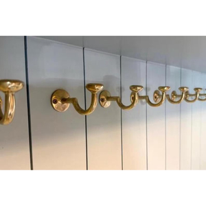Simple Design Towel Clothes Hanger Bathroom <b>Hook</b> Brass Wall <b>Hooks</b> Multifunctional Style Durable Handmade Modern <b>Hook</b> & <b>Rails</b> - Product Image 2