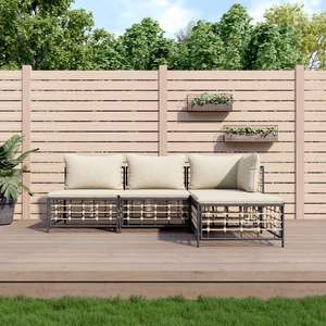 Conjunto de Muebles de Jardín Color Antracita, Colección de Sofás Elegantes para Jardín - Product Image 1