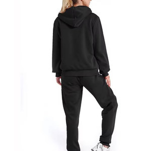 Women's Casual Winter Zipper Tracksuit Set Breathable Quick Dry 100%Cotton Streetwear Casual Athletic Wear <b>Zip</b> <b>Up</b> Tracksuits - Product Image 6