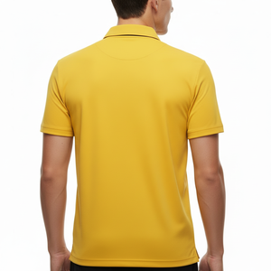 Camiseta Polo de Algodón para Hombre al por Mayor, 210 GSM, Corte Regular, Manga Corta, Cuello en V, Uso Diario, Suave y Transpirable, Servicio OEM - Product Image 3