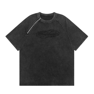 Wholesale Unisex High Quality Blank Stone Washed Hip Hop <b>T</b>-<b>shirt</b> Oversized 100% Cotton Acid Wash Custom Vintage <b>T</b> <b>Shirt</b> - Product Image 3