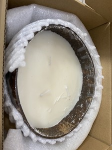 Vela de Té de Cáscara de Coco BLUE LOTUS, de Primera Calidad, Ecológica, para Decoración del Hogar y Uso Navideño B2B, con Diseño de Quema Limpia - Product Image 6