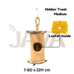 Juguetes Ecológicos de Bambú para Pájaros, para Esconder Premios, Modelo E M - Product Image 2