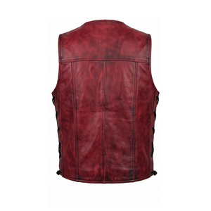 Chaleco de Motocicleta sin Mangas, Estilo Casual, Vintage, a Prueba de Viento, para Hombre, 100% Poliéster, Servicio OEM - Product Image 6