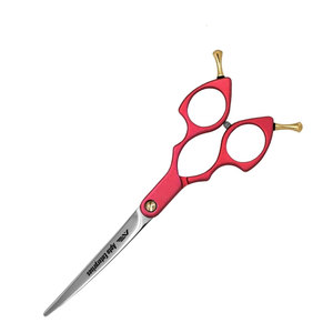 Premium Curved Professional <b>Dog</b> Grooming <b>Scissors</b> Made VG10 Steel Ergonomic Pet Shears <b>Dogs</b> and Cats Hair Cutting Red Color - Product Image 6