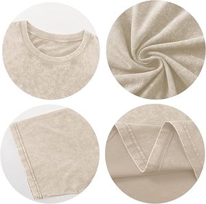 Camisetas de Verano para Hombre, Estilo Urbano, Transpirables, Cuello Redondo, Manga Corta, Tejido Jersey, Corte Regular, Color Sólido, Secado Rápido - Product Image 5