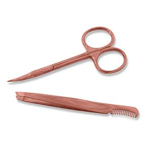 Made From High Quality Pure Steel Durability Eyebrow <b>Hair</b> Plucking <b>Tweezer</b> & <b>Ingrown</b> <b>Hair</b> Remove Scissor For Beauty Use - Product Image 2