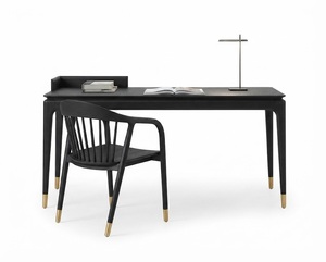 VIHygee Modern Luxury <b>Solid</b> <b>Wood</b> Executive <b>Desk</b> Set - Product Image 2