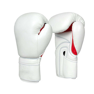 Gants de boxe professionnels en cuir véritable et synthétique pour adultes, prix de gros, avec impression de logo personnalisée - Gants d'entraînement - Product Image 2