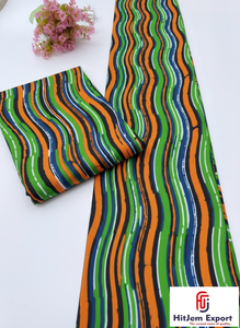 Tela Africana de Alta Calidad con Estampado de Cera y Ankara 100% Algodón para Prendas Tradicionales y Decoración de Interiores - Product Image 3