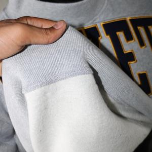 Sudaderas con cuello simulado de 450 GSM, personalizables con nombre, bordado aplicado, corte holgado, 100% algodón, felpa francesa. - Product Image 6