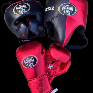 Premium Hot Selling <b>Boxing</b> Gear <b>Set</b> Professional Lace Up Punching Gloves Protective Headgear <b>Boxing</b> <b>Sparring</b> Groin Guard - Product Image 4