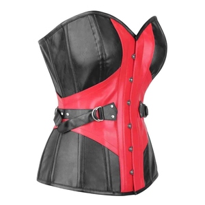 Black Satin Waist <b>Trainer</b> Corset With Metal Eyelets For Body Shaping Women Elegant - Product Image 6