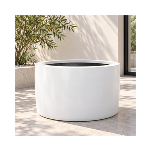 Maceta de Fibra de Vidrio Ligera y Duradera, Personalizada, con Acabado Rústico Natural, Pintura Resistente a los Rayos UV, al Mejor Precio - Product Image 1