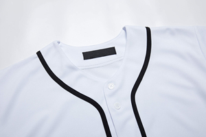 Maillot de baseball américain brodé de qualité supérieure, personnalisable avec votre nom, votre numéro et votre logo, style d'équipe - Product Image 6