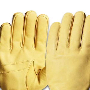 Guantes de Invierno de Cuero Genuino para Hombre JMS INDUSTRIES, Compatibles con Pantalla Táctil, Transpirables, Deportivos, Casuales, para Uso en Exteriores - Product Image 1