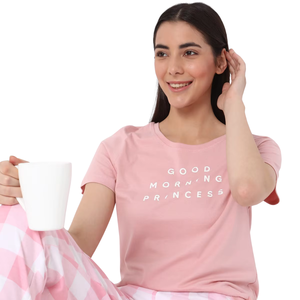 Conjunto de Pijamas para Mujer de Fábrica Directa, de Lujo, Tejido en Algodón, Elegante, Suave y Transpirable para Verano, Ropa de Dormir OEM - Product Image 5