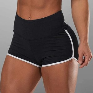 Shorts de yoga sans couture taille haute pour femmes, grande taille, personnalisés, avec compression et effet froncé, respirants, pour la course et le fitness - Product Image 4