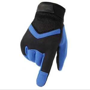 Gants de cyclisme unisexes à doigts entiers, noirs, bleus, rouges, en maille respirante, antidérapants, pour les sports de plein air et le cyclisme - Product Image 2