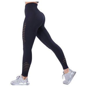 Leggings de yoga pour femmes de qualité à prix bas, taille haute, respirants, séchage rapide, grande taille, longueur intégrale, en Spandex/Polyester, dernière promotion - Product Image 5