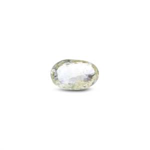 Premium 3 Carat Oval Cut Yellow Sapphire Loose Gemstone for Fine Jewelry - Product Image 1