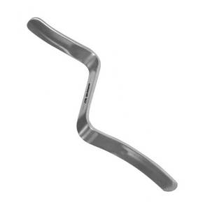 Retractor de rodilla Doane, instrumento quirúrgico con cuchillas de 57mm, 69mm de profundidad y 11mm de ancho, acero inoxidable ortopédico - Product Image 4