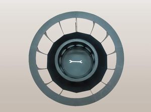 Modern <b>Iron</b> <b>Fire</b> <b>Pit</b> with Powder Coated Finish Freestanding Outdoor Wood Burning <b>Fire</b> Bowl - Product Image 6