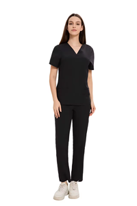 Uniforme Médico Transpirable, Nuevo y Económico, de Manga Corta para Hombre y Mujer, Ropa Delgada para Lavar a Mano, Ropa de Trabajo Elástica para Enfermería - Product Image 5