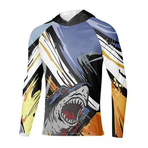 Men's Long Sleeve Fishing Shirt Sublimation Print UPF 50 Anti-Uv Sun Protection Outdoor Wear - Product Image 4