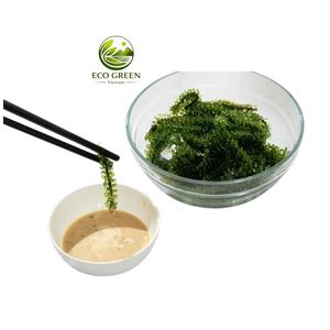 Uvas de Mar Deshidratadas de Vietnam, Sabor Fresco Después de Remojarlas, Algas Verdes Naturales Ricas en Minerales - Product Image 1